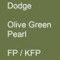 Preview: Dodge, Olive Green Pearl, FP / KFP.